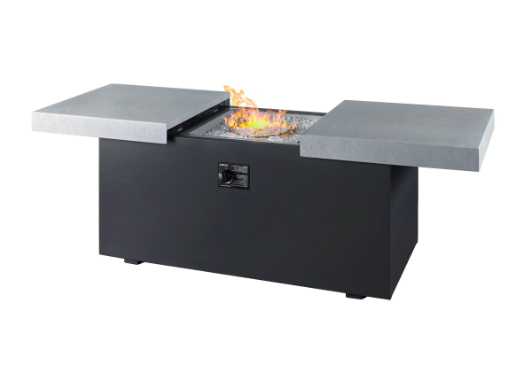 Plank and Hide Co. 24" x 48" Convertible Fire Table